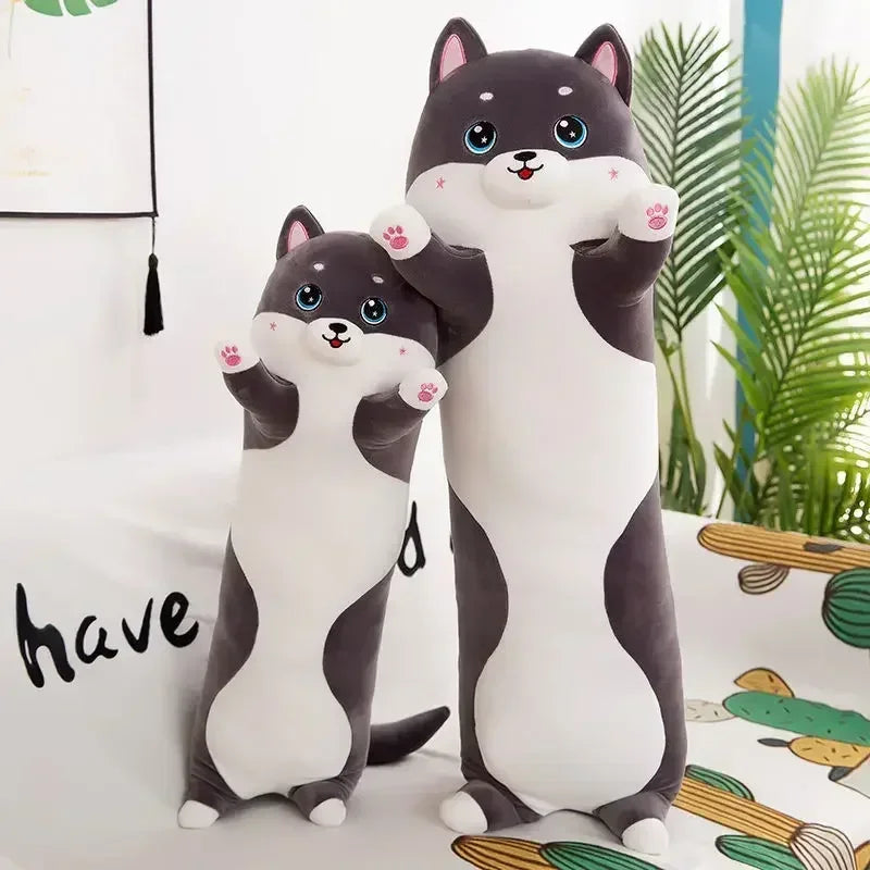 Lovely Husky Side Sleeping Body Pillow 50-130cm Bed Sofa Home Decorative Long Pillow