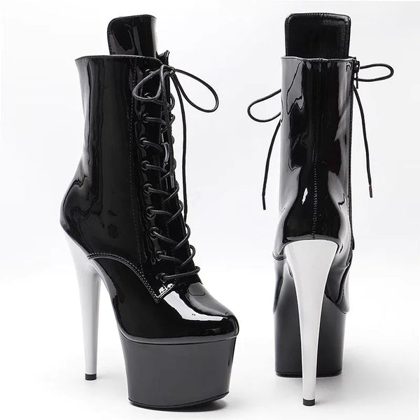 17CM/7Inches Women's Platform Party High Heels Modern Boots Pole Dance shoes