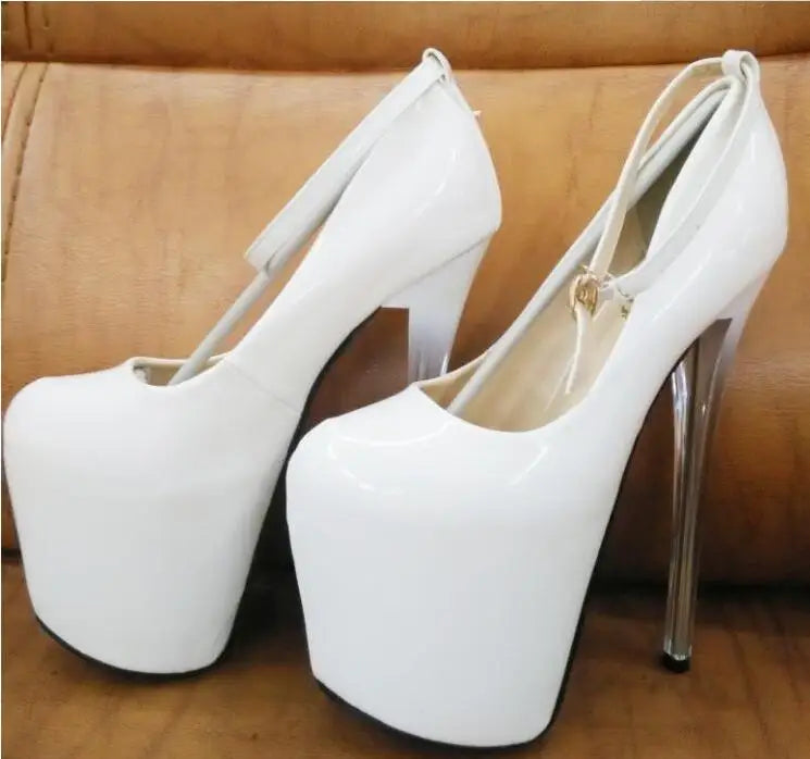 Plataforms Pumps Fashion Show Ladies 19cm Thin Heels