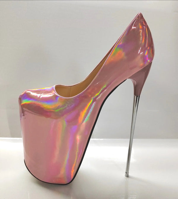 Drag Queen High Women's Shoes 22cm Metal Thin Heels