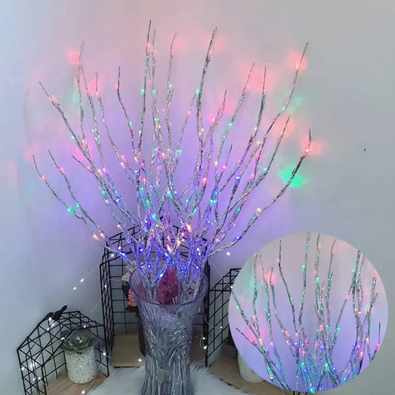 20LED Simulation Tree Branch Light String Christmas Decorations