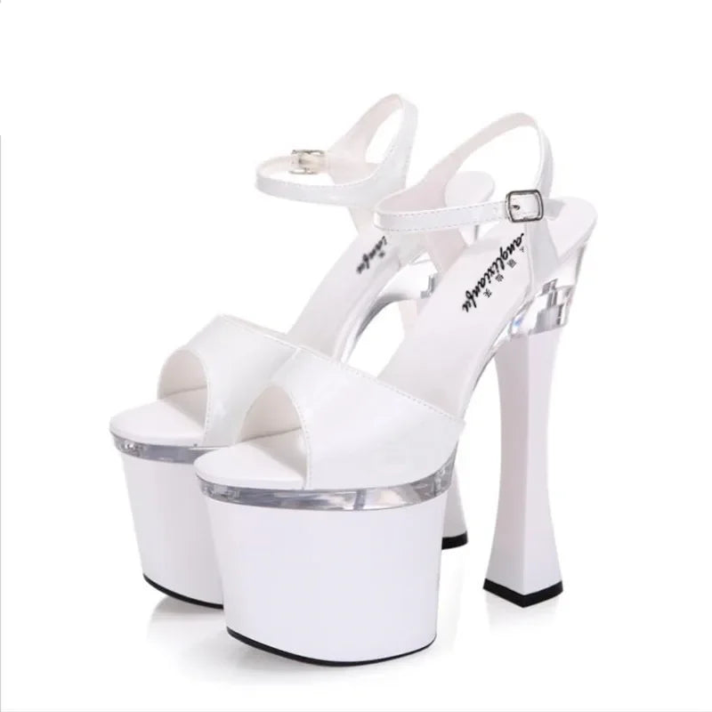 Size:35-44 Nightclub Platforms Shoes Ankle Strap Women's Sandals